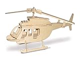 Quay Bell 206 Helikopter Holzbausatz FSC