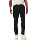 Amazon Essentials Herren Legere Stretch-Chinohose mit schmaler Passform, Schwarz, 38W / 32L