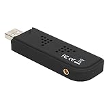 Fafeicy USB-DVB-T-Tuner Dongle Stick DVB-T-TV- mit Echtzeit Digitaler Videoaufzeichnung FM Radio DAB Support DVD-Qualitätswiedergabe für PC-Laptop