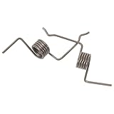 Homoyoyo 2 Stück Teiliges Kühlschrank-türfeder Edelstahl Robuste Flap-spring-hinge für Vertikale Rahmen Kompatibel mit Gefrierfach und Elektronik Präzise Türausrichtung für Sicheren