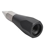 Spacnana Prismenstabspitze, Kohlefaser-Ersatzspitze, Leichte, Langlebige Mittelstabspitze aus Aluminiumlegierung für Präzise Vermessungszwecke