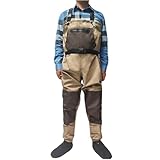 Wathose Herren Wathose Mit Stiefeln wasserdichte Atmungsaktive Waders Herren Wathose Atmungsaktiv Für Angeln Und Jagd Strumpffuß Und Stiefel Fuß Wathose,B,S