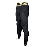SHINESTONE Herren Sport Soccer Lange Hose Crashproof Männer Torwart Torwart Torwart Gepolsterte Hose（L）