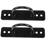 BESPORTBLE 2 Stück Wandhalterung aus Rostfreiem Stahl für Fitnessseile und Battle Rope Vielseitiger Decken Wandanker Hohe Tragfähigkeit Einfach zu Montieren Geeignet für Indoor