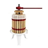 KUKOO 12 Liter - Obstpresse Beerenpresse Wein Obstmühle Obst pressen Muser Obstbau mit 3 x Presstücher