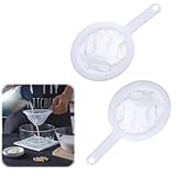 CALLYSONIC Feines Sieb,Spitzsieb,Sieb,2 Stück Ultrafeiner Trichterfilter Siebfilter Küchensieb，200 300 mesh filtration，Sieb Fein,Filtern von Kaffee, Saft, Tee und Milch