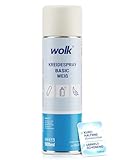 Kreidespray basic weiß 500 ml - kurzhaltende Bodenmarkierungen - pflanzenverträglich - wasserlöslich - temporäre Boden Markierungen - bis zu 100m Markierungsweg bei 5cm Strichbreite - Spraydose