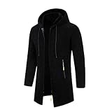 biJerou Gefütterte Sweatjacke Herren, Sweatshirt Langarm Mit Aufdruck Trachtenweste Rot Grün Tank Top Schwarz Locker Kapuzenpullover Kinder Jungen Freizeitjacke Sportlich Leicht Große Größen