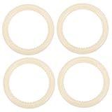 Yardwe 4 Stück Turban -Schnalle Ringschlinge wickeln Kleinkind Babyschale Schulter Wickeltrage für Neugeborene Babytragering Tragering für Babygurte Schlingenträgerring Plastik Weiß
