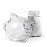 Wxeadu Inhalationsgerät für Erwachsene Kinder, USB Wiederaufladbar Vernebler Inhaliergerät, Inhalator Vernebler mit Geringem Geräuschpegel, Tragbar Ultraschall Nebulizer mit Mundstück und 2 Masken