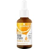 essence HELLO, GOOD STUFF! GLOW-C SERUM, Gesichtsserum, Gelb, glättend, mit Vitaminen, pflegend, natürlich, vegan, ölfrei, ohne Parabene, ohne Mikroplastikpartikel, 1er Pack (30ml)