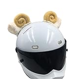 1 Paar niedliche Plüsch-Ohren, Motorradhelm-Dekoration, Ohren für Helm, Zubehör, Ohren, selbstklebend, für Fahrradhelm, Plüsch
