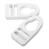 TOBBOMEY 2st Kajak-Clip Kajak Ersatzteile Clip Kompatibel Mit Kajaksitz Kajak-sitzteil Kajak-sitzclip-Seil Kajak-sitzschnalle Kajak-rückenlehnenclip Kajak-sitzklammern Silver Aluminium