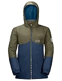 Jack Wolfskin Kinder B ICELAND 3IN1 JKT wasserdichte Doppeljacke, Dark Indigo, 104