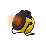Wintem Heizlüfter aus Keramik, 2000 W, 3 einstellbare Intensitäten und Überhitzungsschutz, ideal für Schlafzimmer, Büro oder Badezimmer, kompakt und leicht zu bewegen, 25,5 x 19 x 30,5 cm