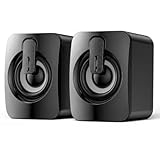 Knoruley Mini USB-Desktop-Audio-Video-Lautsprecher für Einen Effektiven Sound in Home Office, Laptop und Desktop-Kompatibel