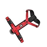 Hundegeschirr für Brust und Rücken, reflektierende Nähte, für große Hunde, Spaziergänge, Kätzchen, Brustgurt, ausbruchsicher, Größe L