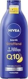NIVEA Q10 Straffende Body Milk, Lotion für straffere Haut & verbesserte Elastizität in 7 Tagen, Körpercreme mit purem Q10, Vitamin C & angenehmen Orangenduft (400 ml)