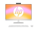 HP All-in-One Desktop-PC, 27' FHD Display, AMD Ryzen 5 7520U, 16 GB DDR5 RAM, 1 TB SSD, AMD Radeon-Grafikeinheit, Windows 11 Home, QWERTZ, Weiß, [Exklusiv bei Amazon]