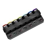 Wöchentliche Pillenbox - Wöchentlicher Pillen Organizer Für Vitamine Und Tabletten | Aufbewahrungsbox Organizer Für Familie Zuhause Büro Schule Reisen