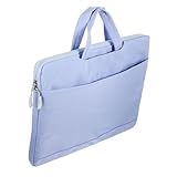 Toddmomy Wasserdichte Laptop Tasche Oxford Leichte Laptop Hülle mit Große Kapazität Für Computer und Tablet Schutz Blau