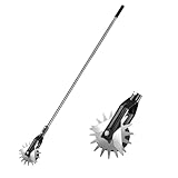 BARAYSTUS Rasenkantenschneider Manuell, Edelstahl Kantentrimmer für Garten und Hof, mit Scharfer Klinge & Verstellbarem Langgriff (78-148cm)