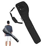 TEUYOE Golf Club Bag, Portable Foldable Golf Club Travel Bag for 8-10, Portable Nylon Golf Bag Lightweight-Waterproof for Women, Men