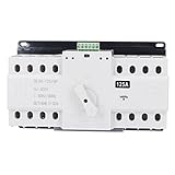 Dual Power Automatischer Transferschalter AC 400V 4P 125A ATS CB Automatik Notstrom Netz Umschalter Notstromumschalter für Kommunalstrom, USV, Wechselrichter, Solar