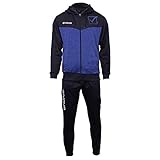 Givova TUTA VISA MELANGE CON CAPPUCCIO POLARFLEECE BLU/AZZURRO MELANGE Tg. L