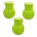 KOCKSHION 3 Stück Schokoladenausgabetopf Topfmischung Köcheln Lassen Topf Mit Heißer Schokolade Butterschmelzer Für Popcorn Butterwärmer Schokoladenschmelzofen Butterform Green Kieselgel