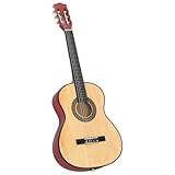 3/4 Klassische Gitarre für Anfänger & Kinder 36' aus Lindenholz – Leicht & Langlebig für Musikliebhaber – Perfekte Einstiegsgitarre für Jugendliche und Erwachsene