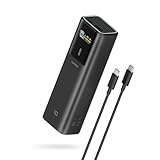 CUKTECH 10 Power Bank, 100W Tragbares Ladegerät Schnellladung mit 2 Ports, 10000mAh USB C PowerBank PPS PD mit Smart Display, 90W Rapid Recharge Hohe Kapazität Akku Pack für Dell, iPhone 15/14 usw