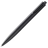 Lamy noto black Kugelschreiber - puristischer Kuli mit Gehäuse aus Kunststoff in Dreiecksform - Clip entsteht aus der Gehäusekontur - inkl. Großraummine M 16 in Strichbreite M in schwarz