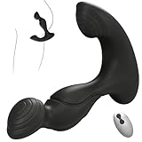 Prostata Stimulation Männer Anal Vibrator Vibration Stimulator Massager Anfänger 10 Modi mit 2 Motoren Analplug Vibratorensets Analvibratoren Sex Toyset Sexspielzeug für Mann Man Männer Anus Prostata