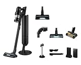 Samsung VS90F40EEK/WD Bespoke AI Jet Ultra Akku+ CompleteClean, Akku-Handstaubsauger inkl. Zubehör, 400 W, 2 Akkus, All-In-One-Station, Active Dual & Slim LED+ Bürste, Pet Tool+, Satin Black