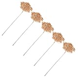 JUMPLAWN 5Stücke Teiliges Goldene Hortensien für Wohnkultur und Fensterdekoration Realistische Faux Blumenarrangements für Einkaufszentren und Feste