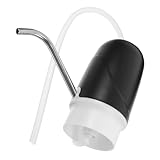 Kisangel Elektrische Wasserflaschenpumpe USB Wiederaufladbar Automatisch Wasserspender Leicht Tragbar Für Büro Küche Picknick Passend Für Wasserflaschen