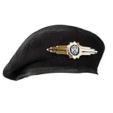 sodeber Wollmütze, Kostüm, Baskenmütze, Kapitänskappen, bestickte Bretter, Sicherheits-Uniform, Zubehör
