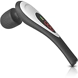 Massagegerät Vibration massagegerät - Elektrische Massagegerät mit Einstellbarer Geschwindigkeit für Tiefes Gewebe von Schulter, Bein, Fuß, Muskeln, Verbessert die Durchblutung (Schwarz)
