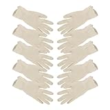 iplusmile Kleine Größe Einweghandschuhe 20 Stück für Lebensmittelechte Latexhandschuhe Schutz und Reinigungshandschuhe