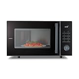 MEDION Mikrowelle mit Grill und Heißluftfritteusenfunktion (25 Liter, 900 Watt, 1.500 Watt Grill, 1.500 Watt Heißluftfunktion, 11 Programme, 10 Leistungsstufen, MD12331) dunkel grau [MODELL 2025]