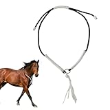 Führstrick für Halsband, handgeflochten, mit Quasten, für Ritter im Bodentraining, Club, Equestre Stage, Ausstellungen und Fotografie