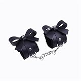 Handschellen Sex Bett, Plüsch Leather Handcuffs für Bondage BDSM Bondage Erotik Extrem Fesseln Handschellen Sex Spielzeug Fessel Sklavin Set SM Handfesseln Erotische Spielzeug für Paare