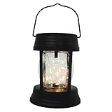 SHINEOFI 1 Stück Gartenlicht Retro Dekoration Laternen Solar- Dekorativ Wasserdicht Solarleuchten Für Den Außenbereich Gartenlampe Außenlicht Solarenergielampe Außenlampe Black Plastik