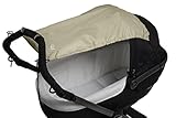 Altabebe (AL7010-03) Universal Sonnensegel mit UV Schutz 50+ für Kinderwagen Babywanne - reißfester Baby Sonnenschutz zum aufrollen - Farbe: beige