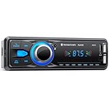 Autoradio Bluetooth, Chismos Auto Radio Bluetooth Radio 1Din Autoradio mit Bluetooth FM Autoradio mit AUX/2 USB/SD Karte/MP3-Player Fernbedienung, Unterstützung für iOS/Android