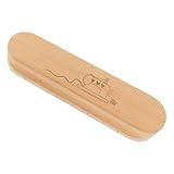 Gatuida Holz Quiltpressbrett mit Verbrühschutz Handlicher Patchwork Nähblock mit Rillen Tragbarer Stoffpressblock für Quilten und Nähen