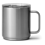 YETI Rambler Tasse Mit DuraSip Keramikbeschichtung, Stainless Steel, 10 oz (295 ml)