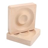 Yardwe 2 Stück Teiliges Holz schmucktablett mit Natürlichem Design Elegantes Armband Perlen display Praktisches Aufbewahrungs Dekotablett für Schlafzimmer und Schmuckladen