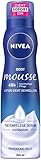 NIVEA Körper Mousse mit Mandelöl, Für trockene Haut, Spender, 200 ml